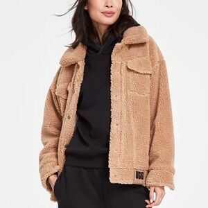 UGG Women's Frankie Sherpa Fleece Trucker Jacket